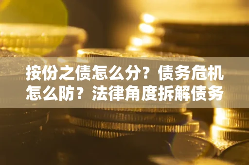 济南按份之债怎么分？债务危机怎么防？法律角度拆解债务分配与风险自保指南