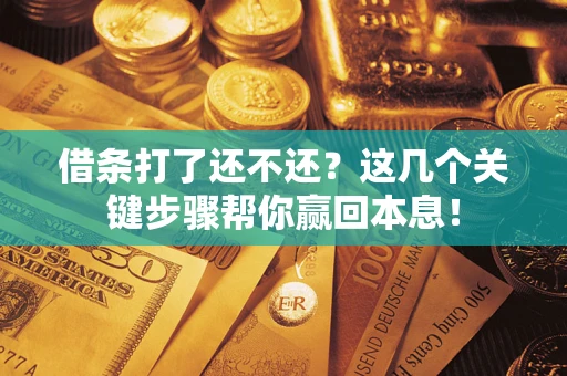 济南借条打了还不还？这几个关键步骤帮你赢回本息！