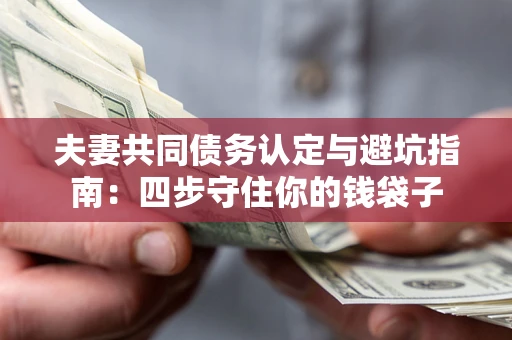 济南夫妻共同债务认定与避坑指南：四步守住你的钱袋子
