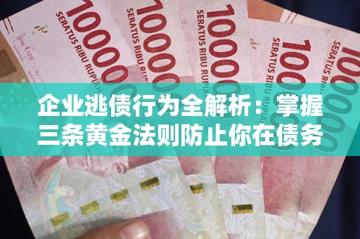 济南企业逃债行为全解析：掌握三条黄金法则防止你在债务乱局中“踩雷”