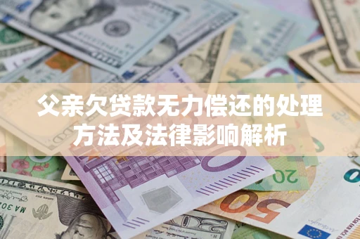 济南父亲欠贷款无力偿还的处理方法及法律影响解析
